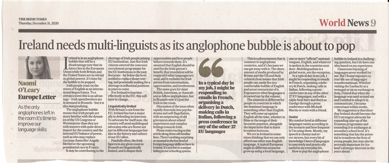 Ireland needs multi-linguists